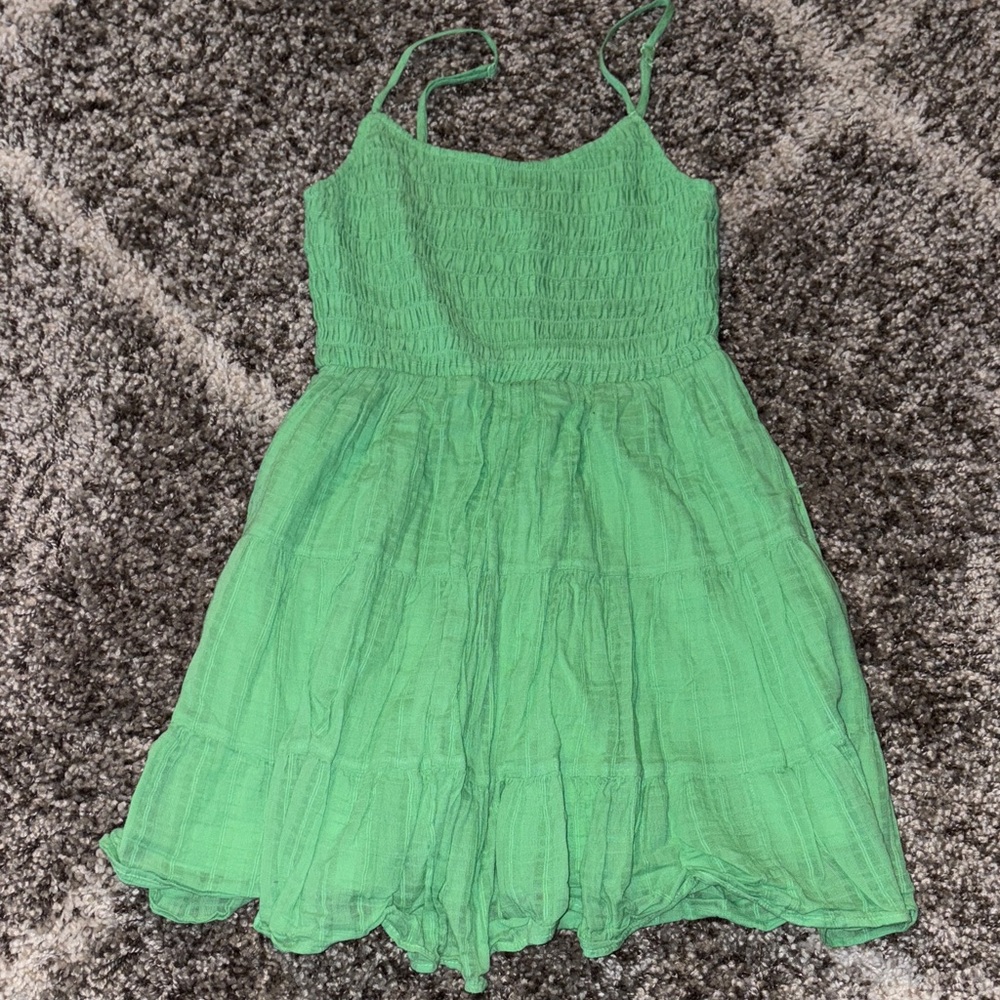 American Eagle Outfitters Green Midi Dress